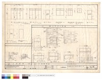 藏品(鋁木門窗立面圖.衣櫃明細圖.木門剖面)的圖片