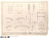 藏品(雨庇基礎結構平面圖.樓梯配筋詳圖.遮陽版配筋詳圖.水箱結構平面圖.水箱配筋圖.W1配筋圖)的圖片