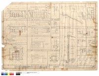 藏品(廁所平面.剖面.墻剖面.門詳圖.通氣口詳圖.墻.地面伸縮縫.陰井詳圖.洗手台詳圖.天花詳圖)的圖片