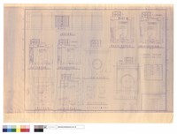藏品(暗溝平面圖.混凝土暗溝斷面圖.混凝土暗溝清理孔斷面圖.混凝土管埋設圖.鋼筋混凝土暗溝斷面圖.鋼筋混凝土暗溝清理孔斷面圖.集水井平面圖.集水井鋼筋詳圖.集水井斷面圖)的圖片