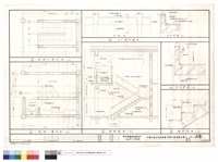 藏品(樓梯一層.二層平面.R.C.欄杆詳圖.樓梯剖面.扶手詳圖.踏步詳圖)的圖片