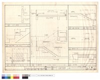 藏品(扶手詳圖.踏步明細.平面.剖面.B梯平面.剖面.柱剖面)的圖片