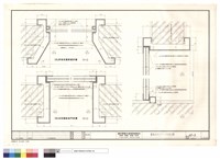 藏品(X光室防輻射鉛門詳圖.X光控制室觀察窗詳圖)的圖片