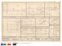 藏品(車體前輪定位器基礎平面.拳泵機基礎平面.剖面圖.大樣)的圖片