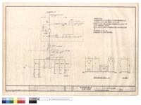 藏品(變電室配置平面圖.電力系統單線圖)的圖片