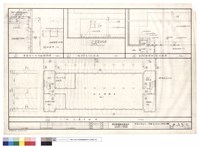 藏品(地下室平面圖.屋頂出入口及爬梯詳圖.貼馬蓆克天花剖面.宏宇奇麗鋁板天花剖面圖)的圖片