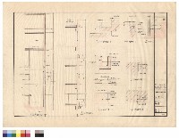 藏品(乙部1/30剖面,樓梯扶手踏步詳細伸縮縫詳圖)的圖片