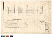 藏品(六層H戶廚房立面剖面圖、浴廁平面立面圖)的圖片