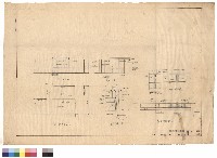 藏品(門廳平面、立面、櫃台剖面)的圖片