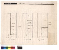 藏品(衣櫃、檔案櫃剖面圖、剖面詳圖)的圖片