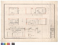 藏品(客房標準房間室內立面(Tga)、客房部公共走廊天花詳圖)的圖片