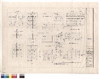 藏品(電氣工程/配電線結線圖,集合電錶箱結線圖,集合電錶箱詳圖,公共用電受變電設備單線結線圖)的圖片