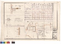 藏品(屋頂落水、水溝,鐵爬梯詳細圖、室內粉刷表、剖面圖)的圖片