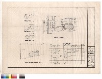 藏品(電氣工程/屋頂層電燈插座設備配線平面圖及標準客房電氣設備配線詳圖)的圖片