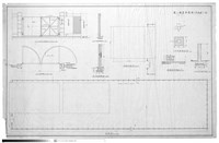藏品(平面圖、大門平面圖、大門正面及背面圖、B-B剖面詳細、前庭平面圖、圍牆內地坪詳細、)的圖片