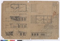 藏品(平面圖、基礎伏圖、屋頂伏圖、天花板伏圖、剖視圖)的圖片
