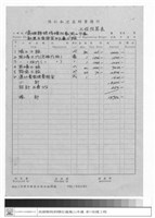 藏品(工程預算表)的圖片