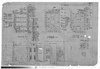 藏品(基礎伏圖、東面圖、一樓天花伏圖及一二樓地版架伏圖、屋頂架伏圖)的圖片