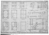 藏品(平面、立視、剖面詳細)的圖片