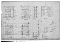 藏品(廚房、浴室、壁櫃、垃圾箱詳細圖)的圖片