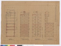 藏品(改建後基礎圖、壹貳樓改建後梁伏圖、?貳樓改建後天花圖、參樓改建後天花圖)的圖片