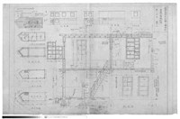 藏品(一~二樓平面圖、基礎伏圖、一樓天花及床版伏圖、二樓天花伏圖、正面圖、左側面圖、背面圖、右側面圖、剖面圖)的圖片