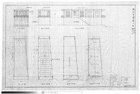 藏品(平面圖、樑版平面圖、屋頂平面圖、電具照明平面圖、電?圖例、正背側立視圖)的圖片