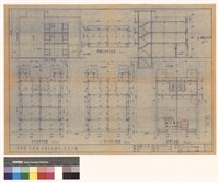 藏品(一樓柱樑版平面圖 1/100 二, 三樓柱樑版平面圖 1/100 四樓柱樑版平面圖 1/100 四樓平面圖 1/100)的圖片