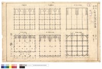 藏品(一至三樓樑板及階平及屋頂及基礎平面圖)的圖片