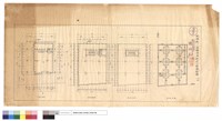 藏品(一,二,三樓平面圖、屋面及基礎伏圖)的圖片