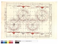 藏品(四大服務涼亭,屋頂梁版,天花板圖)的圖片
