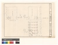 藏品(左、右側立面、縱剖面)的圖片