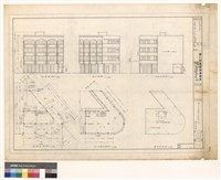藏品(屋頂平面、各層平面、正、背、左側面圖)的圖片