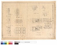 藏品(位置及配置及水池及垃圾箱及化糞池及平及立面及詳細圖)的圖片