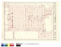 藏品(天花板配置平面圖(包括電灯嵌入,送風,廻風位置圖))的圖片