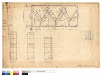 藏品(剖面及一至三樓樑版平面圖)的圖片