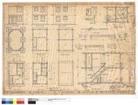 藏品(平面,立視,剖面詳細)的圖片