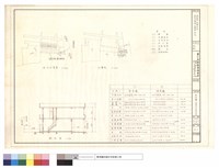 藏品(現況位置圖,地盤圖,圖例,縱剖面及面積計算)的圖片