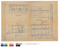 藏品(二樓,夾層,屋頂突出平面圖、總剖面圖)的圖片