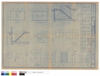 藏品(地下室詳圖,柱配筋,門窗立面)的圖片