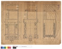 藏品(地下室平面圖,中二樓平面圖,二樓平面圖)的圖片