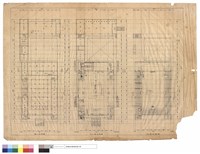 藏品(樓梯平面圖,中二樓平面圖,二樓平面圖)的圖片
