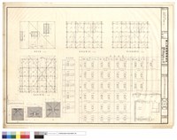 藏品(屋頂平面、結構平面、左右側立面)的圖片
