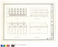 藏品(叁樓,屋頂平面圖、正,背立面圖)的圖片
