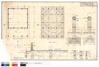 藏品(平面,基礎圖及地中樑柱詳圖)的圖片