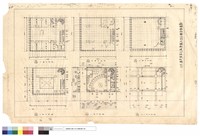 藏品(一,二,三,四,五樓,地下室平面圖)的圖片