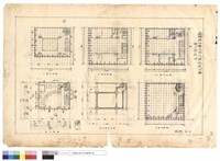 藏品(一,二,三,四,五樓,地下室平面圖)的圖片