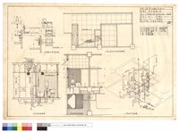 藏品(各種衛生器、浴室平面,剖面、水管配置)的圖片