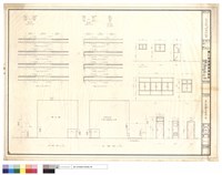 藏品(門窗,側視及結構詳細圖)的圖片