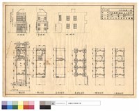 藏品(平面基礎,樑版及立視圖)的圖片
